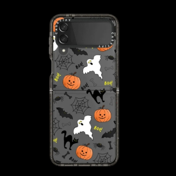 Boo Halloween Galaxy Z-Flip 4 Case - Picture 1 of 7